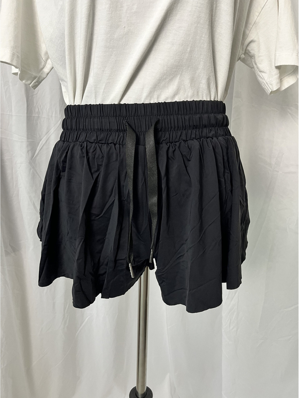 Liberty Pro Black Athletic Shorts with Elastic Waistband and Drawstring XS